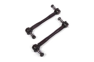 Ford Mustang Sway Bar End Links - Front - BMR Suspension - Adjustable - Black - `15-`17